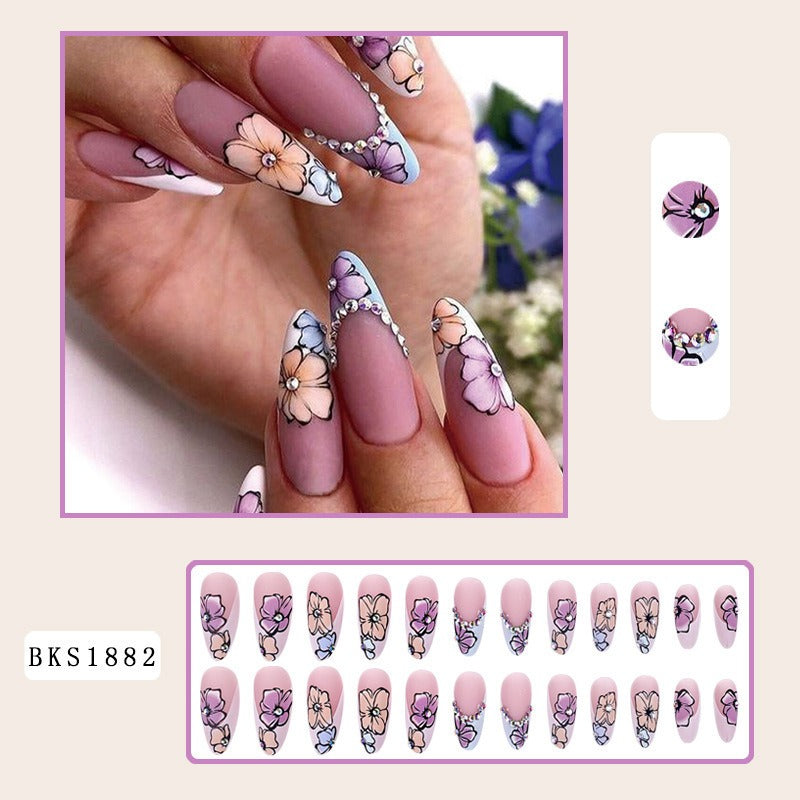 AOKOMELON Styled Almond Nails