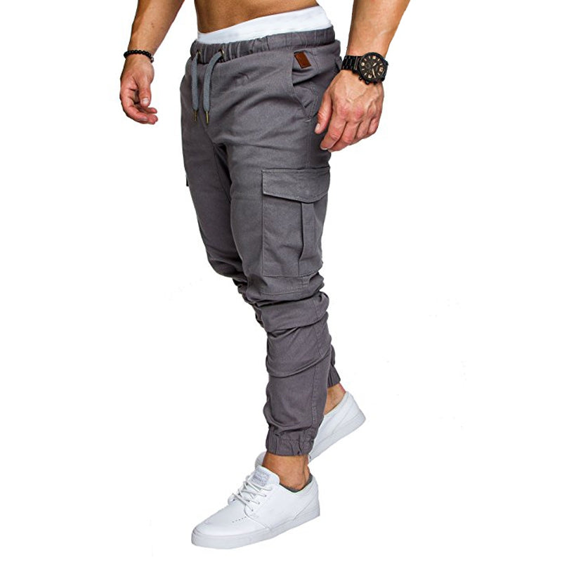 AOKOMELON Men Casual Trousers