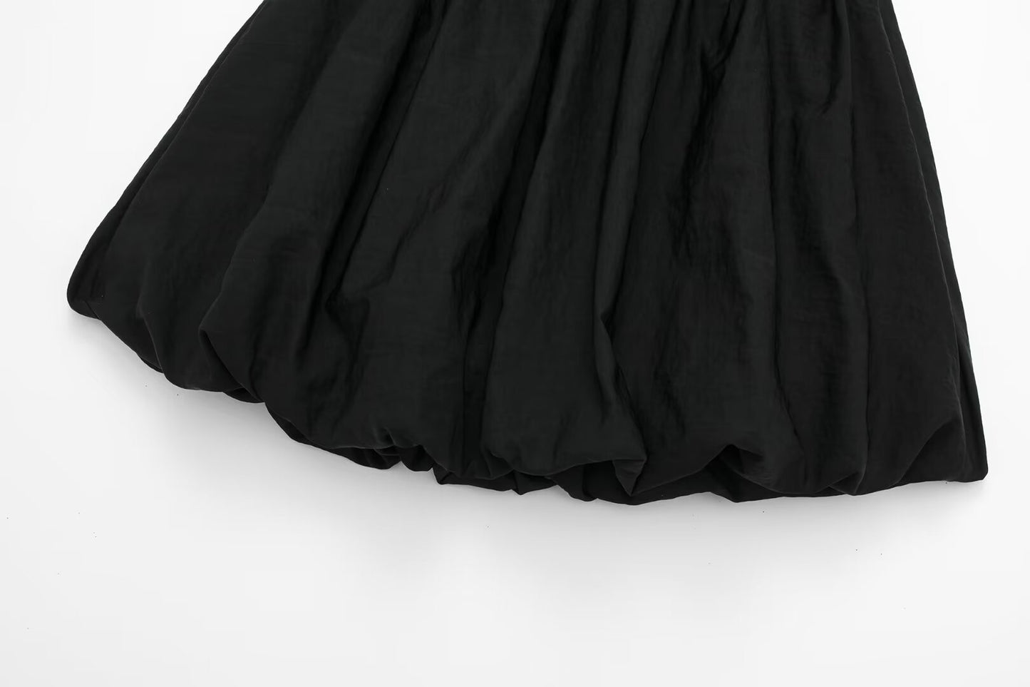 AOKOMELON Black Mini Skirt