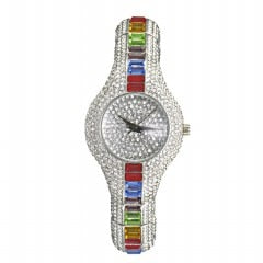 AOKOMELON Women's Rhinestone Watch