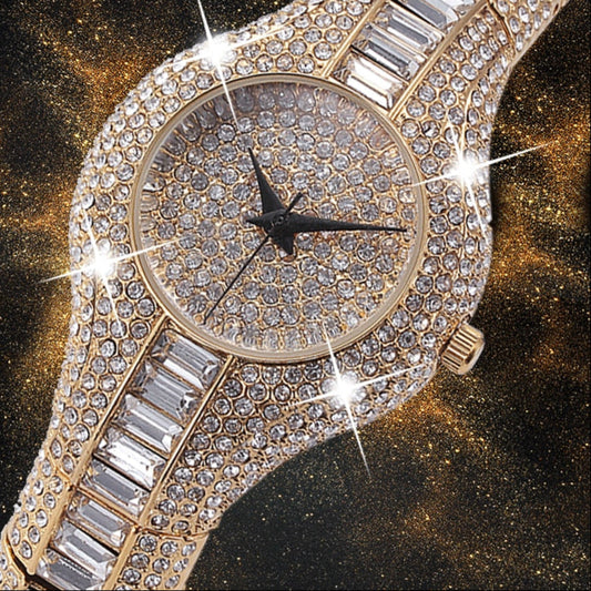 AOKOMELON Women's Rhinestone Watch