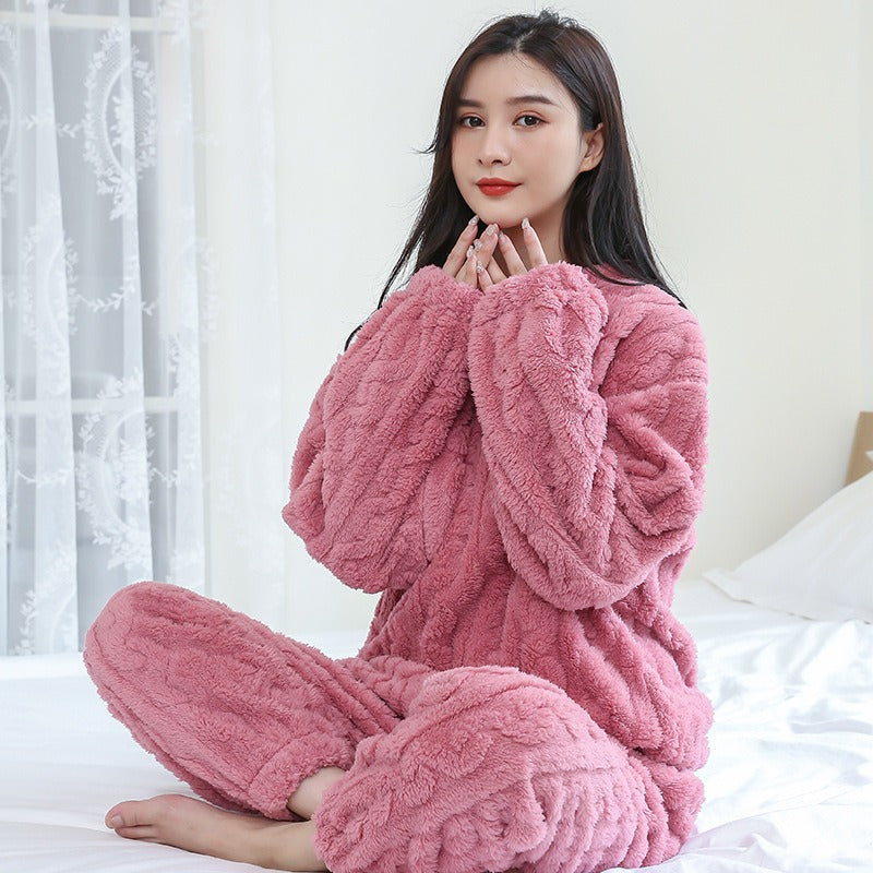 AOKOMELON  Women's Velvet Pajamas