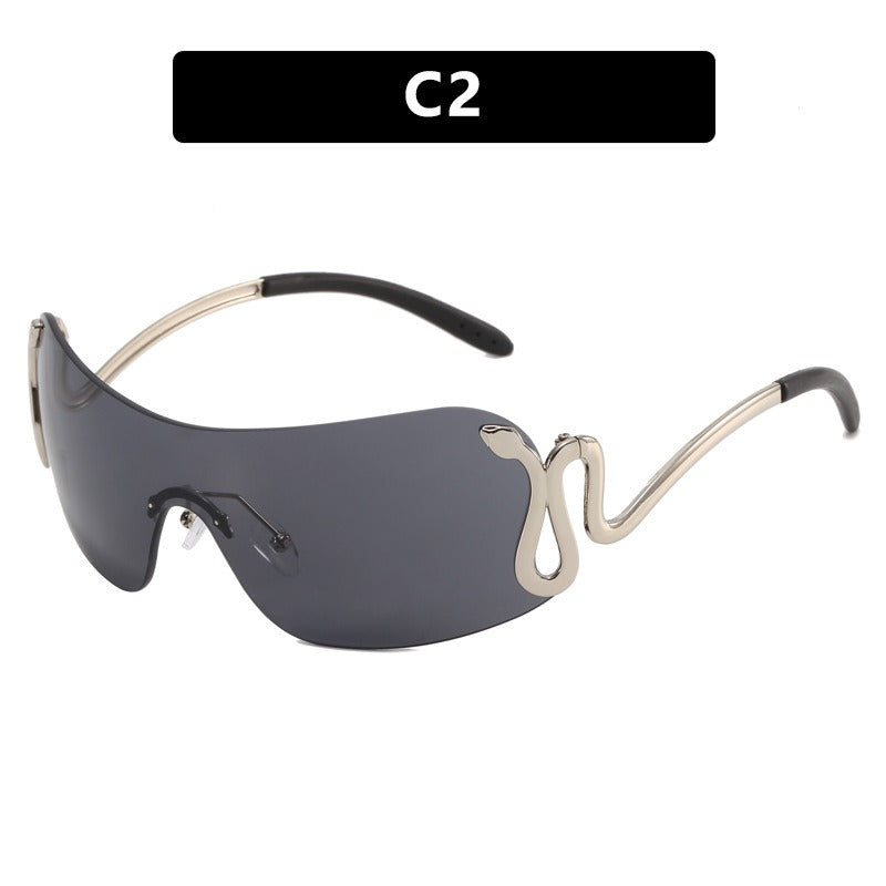 AOKOMELON Y2K Millennium Sunglasses