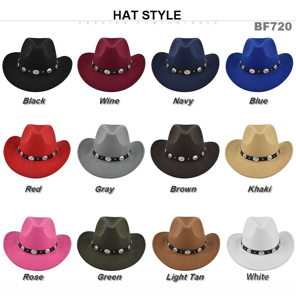 AOKOMELON Vintage Cowboy Hat