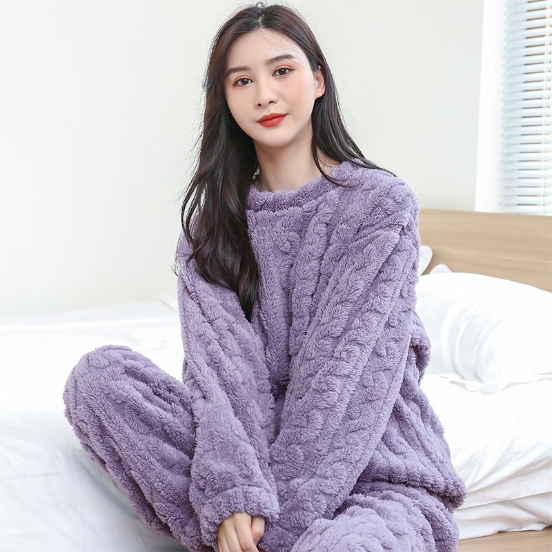 AOKOMELON  Women's Velvet Pajamas