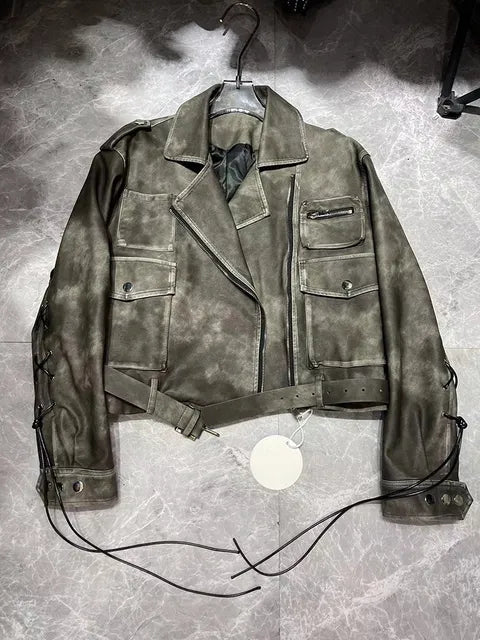 AOKOMELON Leather Jacket