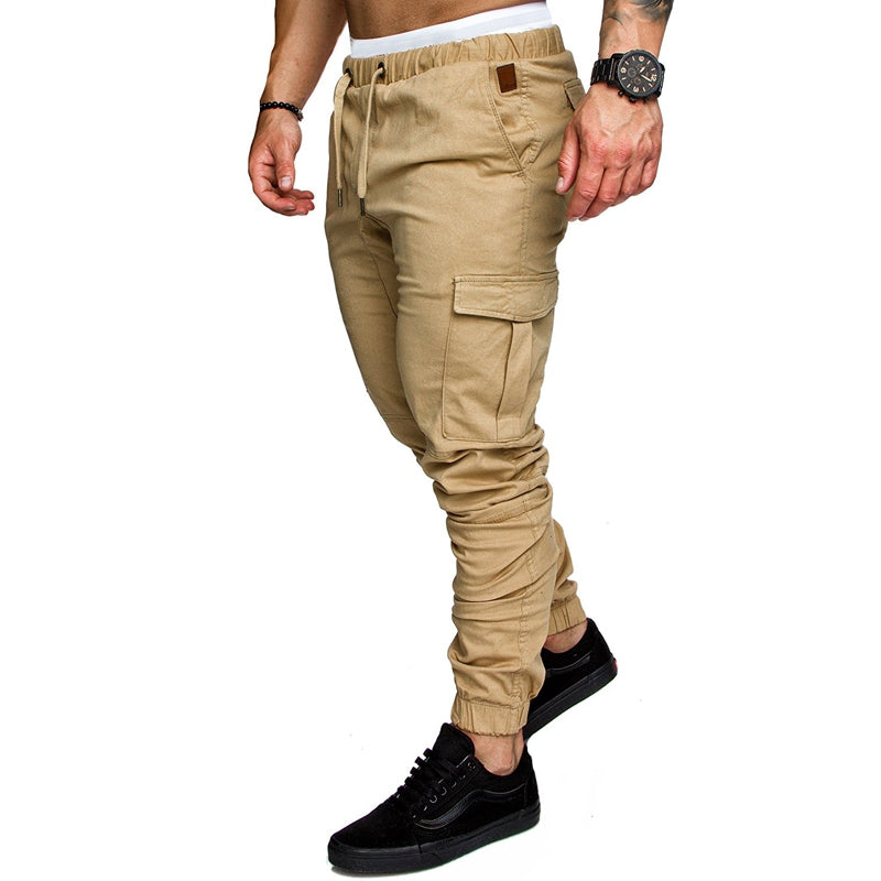 AOKOMELON Men Casual Trousers