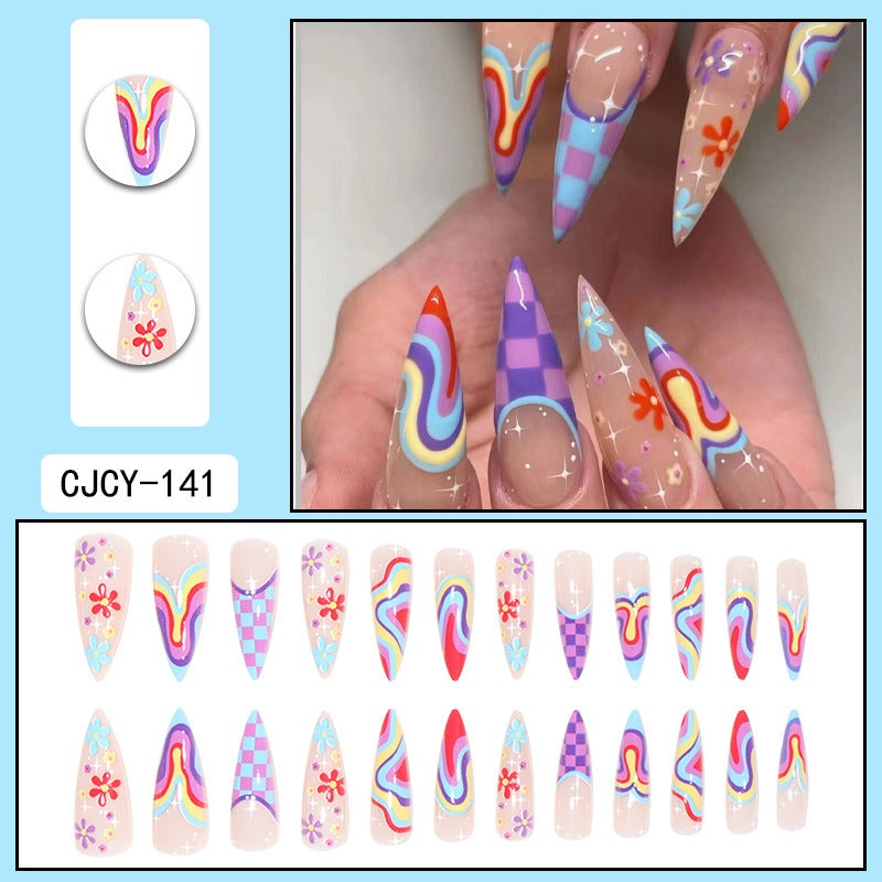 AOKOMELON  Multi-Color Nails