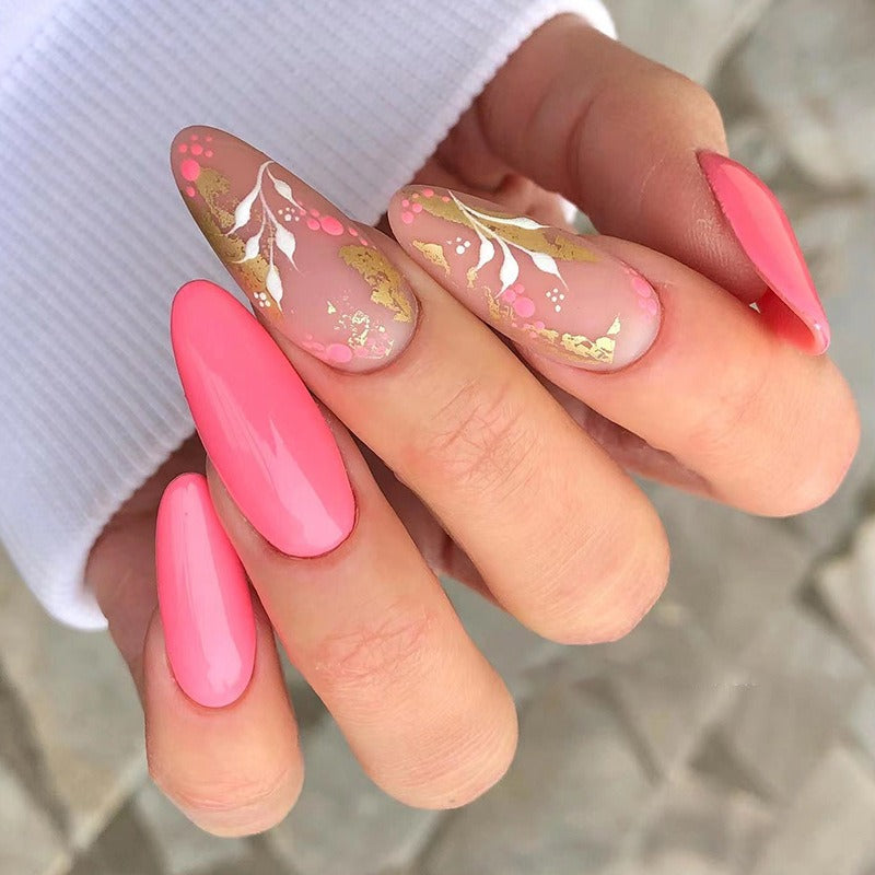 AOKOMELON Pink Nails