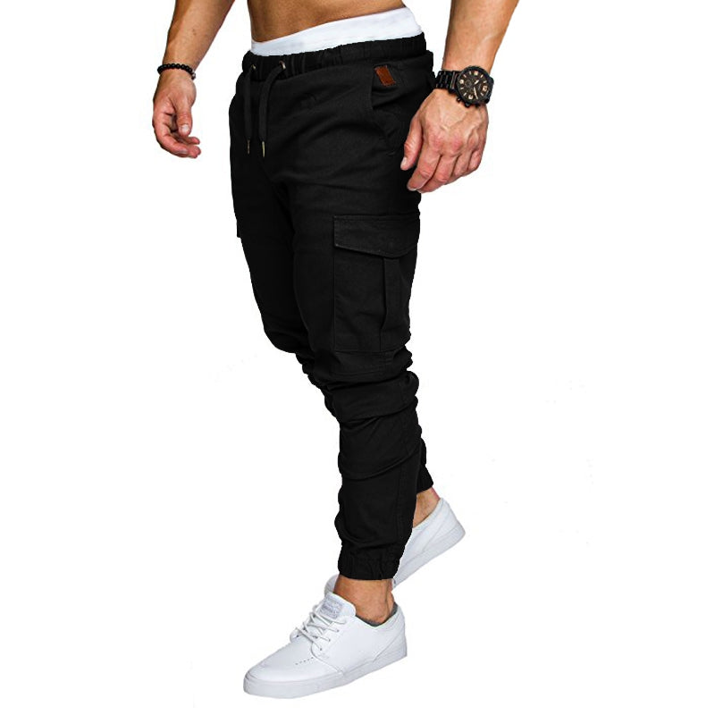 AOKOMELON Men Casual Trousers