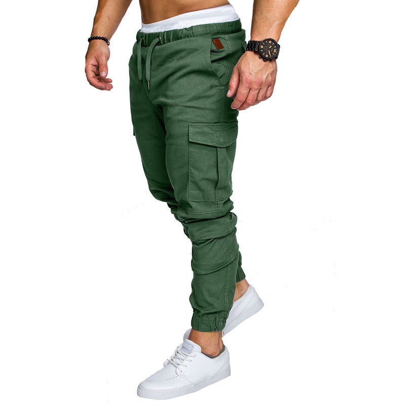 AOKOMELON Men Casual Trousers