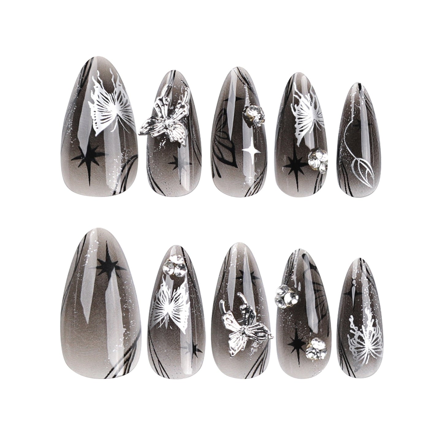 AOKOMELON Almond Shaped Nails