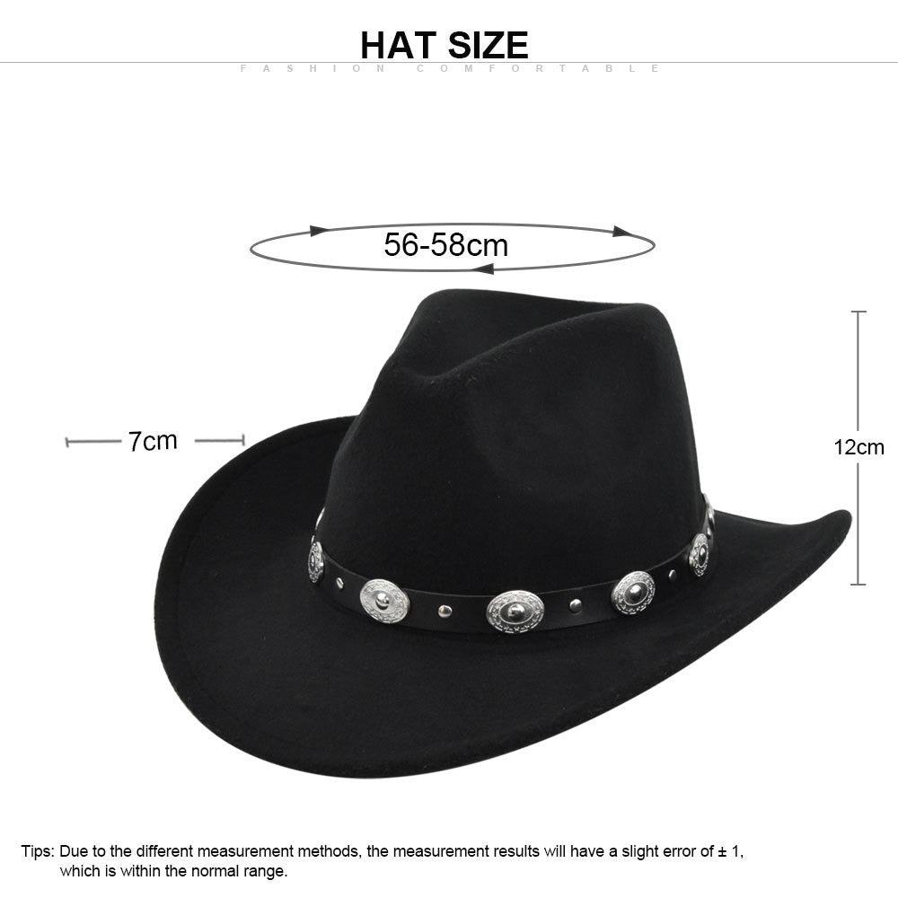 AOKOMELON Vintage Cowboy Hat