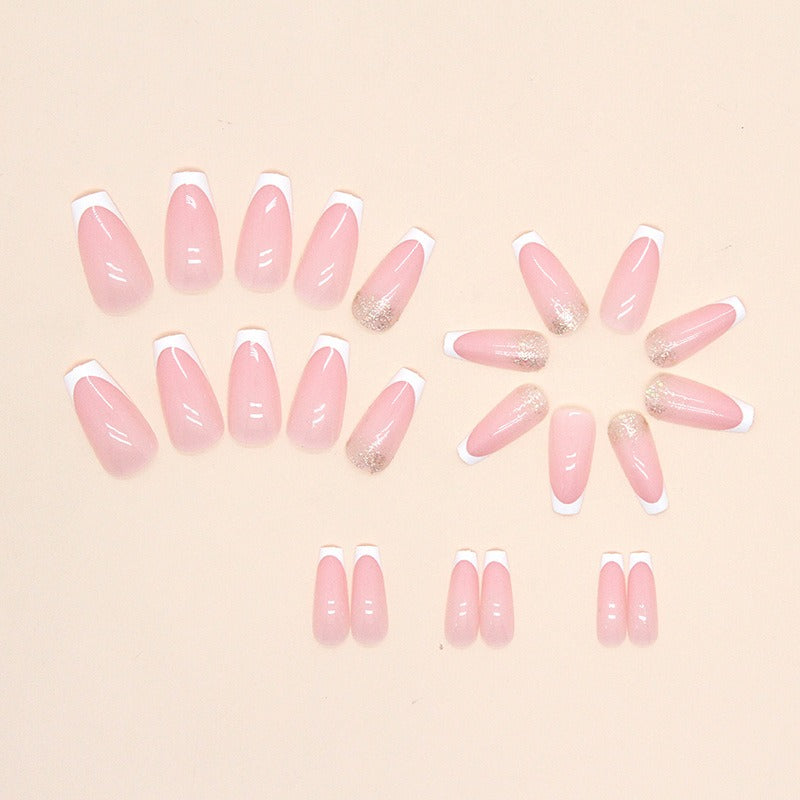 AOKOMELON French Manicure Nails