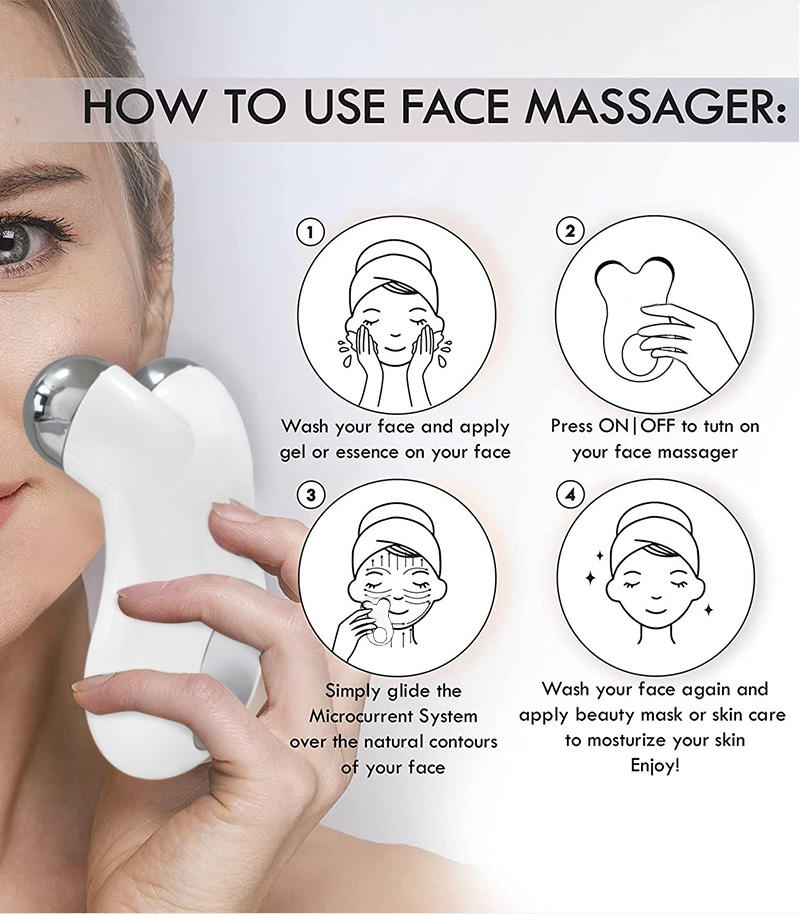 AOKOMELON Face Micro Beauty Roller