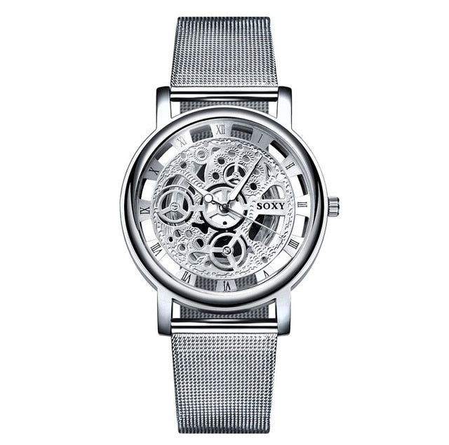 AOKOMELON Steel Mesh Watch