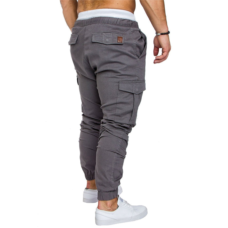 AOKOMELON Men Casual Trousers