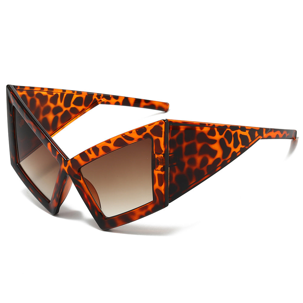 AOKOMELON Large frame cat eye sunglasses